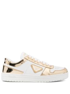 Prada baskets Downtown en cuir - Blanc