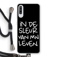 De Sleur: Samsung Galaxy A70 Transparant Hoesje met koord De Sleur: Samsung Galaxy A70 Transparant Hoesje met koord