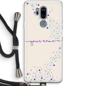Sterren: LG G7 Thinq Transparant Hoesje met koord