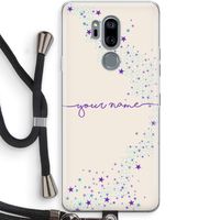 Sterren: LG G7 Thinq Transparant Hoesje met koord
