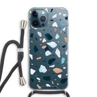 Terrazzo N°13: iPhone 12 Pro Max Transparant Hoesje met koord