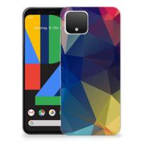 Google Pixel 4 | TPU Hoesje | Polygon Dark