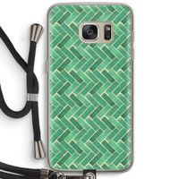 Moroccan tiles 2: Samsung Galaxy S7 Transparant Hoesje met koord