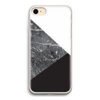 Combinatie marmer: iPhone 7 Transparant Hoesje