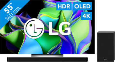 LG OLED55C34LA (2023) + soundbar