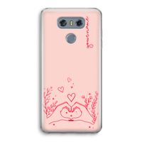 Love is in the air: LG G6 Transparant Hoesje