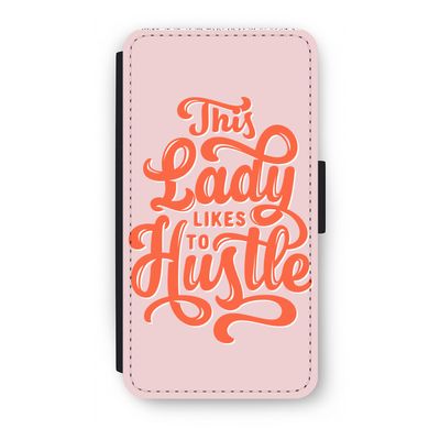 Hustle Lady: iPhone X Flip Hoesje