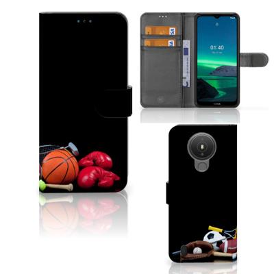 Nokia 1.4 | Wallet Case | met Pasjes | Sports