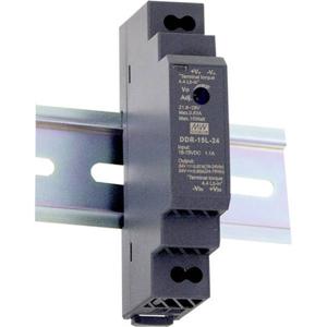 Mean Well DDR-15L-12 DIN-rail DC/DC-converter 12 V/DC 1.25 A 15 W Aantal uitgangen: 1 x Inhoud: 1 stuk(s)