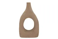 Lisboa vaas 28X11X46CM bruin