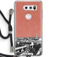 Marrakech Skyline : LG V30 Transparant Hoesje met koord