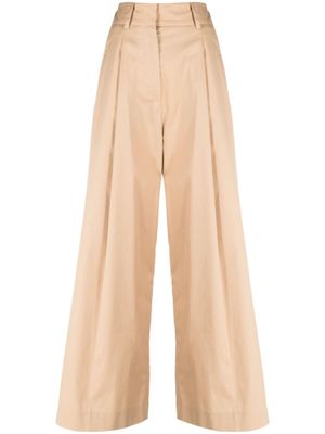 Merci pantalon ample à design plissé - Tons neutres