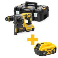 DeWALT DCH274P2T Accu combihamer SDS-Plus 2,1J + snelwisselboorkop 18V XR 5.0Ah in TSTAK