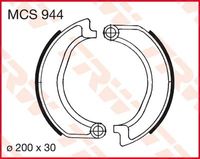 TRW Remschoenen, remblokken en voor de moto, MCS944