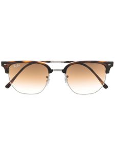 Ray-Ban lunettes de soleil à effet écaille de tortue - Marron