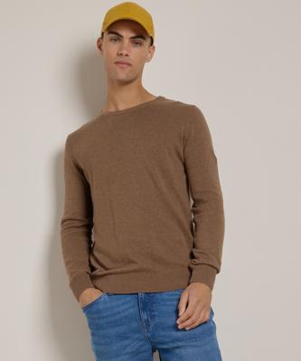 basic trui met ronde hals