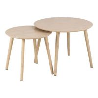 by fonQ basic Rounded Bijzettafel - Set van 2