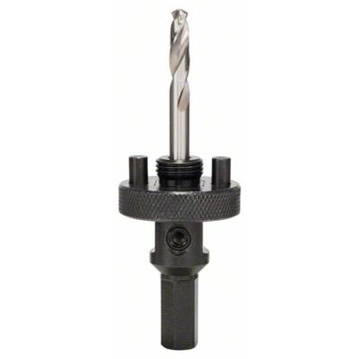 Bosch Accessories 2609390034 6k-Aufnahmeschaft für Lochsäge SW11 f. 32-210mm m.Zentrierbo. Zeskantadapter, 5/8 inch - 18 UNF, 32-210 mm 1 stuk(s)