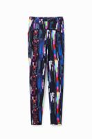 Sportlegging met digitale print - BLACK - XL