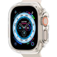 Basey Apple Watch Ultra (49mm) Hoesje Siliconen Hoes Case Cover -Transparant - thumbnail