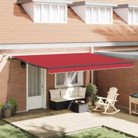 Luifeldoek met Rood 450 × 350 cm Polyester