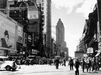 Kunstdruk Liby - New York, 42nd Street 80x60cm