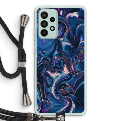 Mirrored Mirage: Samsung Galaxy A52s 5G Transparant Hoesje met koord