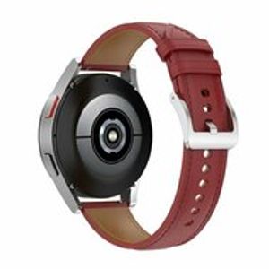 Luxe leren bandje - Bordeaux - Samsung Galaxy Watch - 46mm / Samsung Gear S3