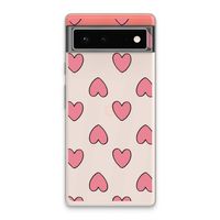 Ondersteboven verliefd: Google Pixel 6 Transparant Hoesje