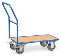 Fetra 2102 Plateauwagen Staal Poedercoating Laadvermogen (max.): 400 kg - thumbnail