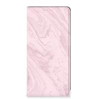 OPPO A54 5G | A74 5G | A93 5G | Standcase | Marble Pink - Origineel Cadeau Vriendin