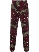 Maison Kitsuné pantalon de jogging à imprimé camouflage - Rouge - thumbnail