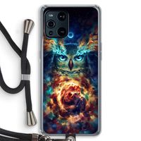 Aurowla: Oppo Find X3 Transparant Hoesje met koord