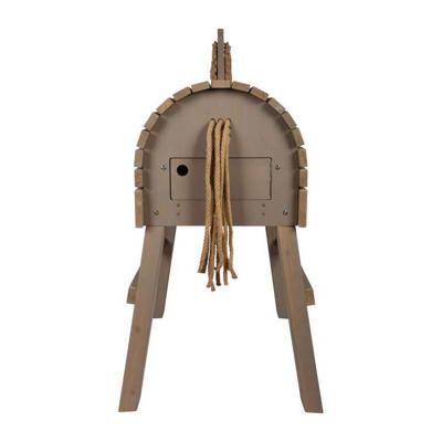 Small Foot - houten paard grijs