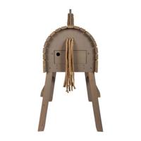 Small Foot - houten paard grijs