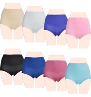 Fine Woman 10-pak - katoenen dames taille slip - Multipack dames onderbroek - Goedkoop katoenen ondergoed dames