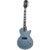 Epiphone Jared James Nichols Blues Power Les Paul Custom Aged Pelham Blue elektrische gitaar met Epilite case