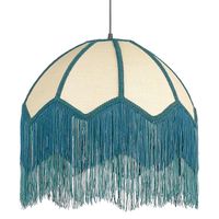 Beliani MILAGRO - Hanglamp-Blauw-Papier, Polyester - thumbnail