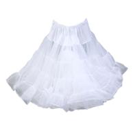 Childs Petticoat model 615 White-16 inch (40,5 cm)/14 inch (35,5 cm) - thumbnail