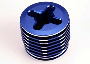 Cooling head, pro (mach. alum.) (blue-anodized)