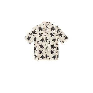 Mango Man regular fit overhemd met all over print ecru
