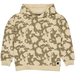 LEVV Jongens hoodie - Dazz - Grijs zand tie dye