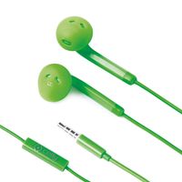 Celly FUN35GN hoofdtelefoon/headset Bedraad In-ear Oproepen/muziek Groen - thumbnail