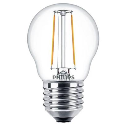 Philips LED 34776200 LED-lamp Energielabel E (A - G) E27 Kogel 2 W = 25 W Warmwit (Ø x l) 45 mm x 78 mm 1 stuk(s)