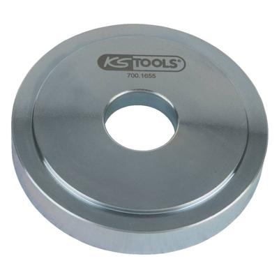 KS Tools 700.1655 Drukplaat trapsgewijs, inbouw, Ø 74 mm