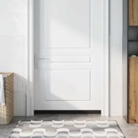 VidaXL Zelfklevende deurborstels 2 pcs zwart 100 cm aluminium legering