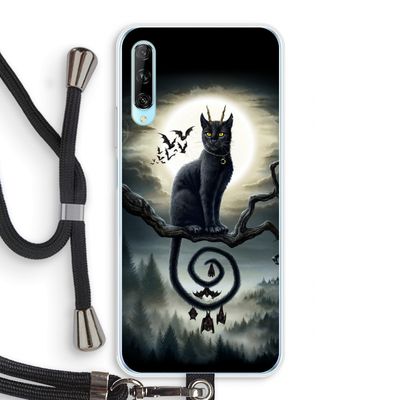 Moonlight Companions: Huawei P Smart Pro Transparant Hoesje met koord