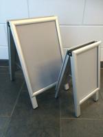 Stoepbord 21x30 cm Alu- verstek - A4