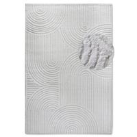 Vloerkleed Chappe Crème Wit 200x280 Cm Hoogpolig Elle Decoration - Dekbed-Discounter.nl
