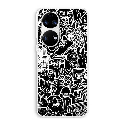 Vexx Black Mixtape: Huawei P50 Transparant Hoesje